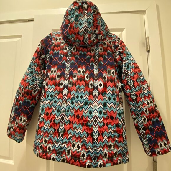 ROXY Multicolor Dot Girl's Ski Snowboard Dryflight 10K Jacket Size 16/XXL - Picture 3 of 5
